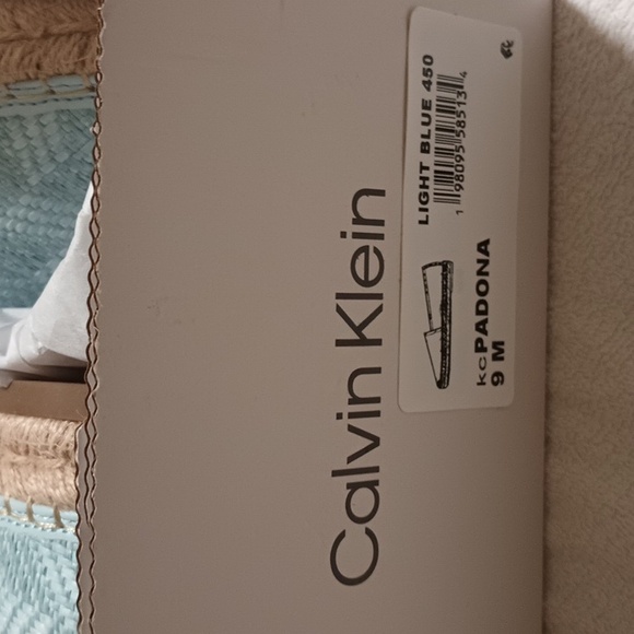 New Lt blue Calvin Klein espadrilles 9 - Picture 7 of 8